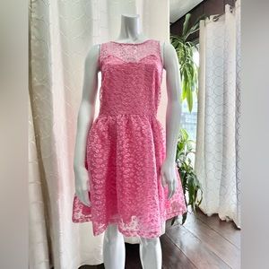 Pink Dream Out Loud Selena Gomez Dress Full Skirt Sz M